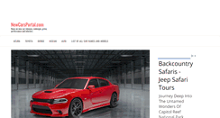 Desktop Screenshot of newcarsportal.com