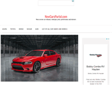 Tablet Screenshot of newcarsportal.com